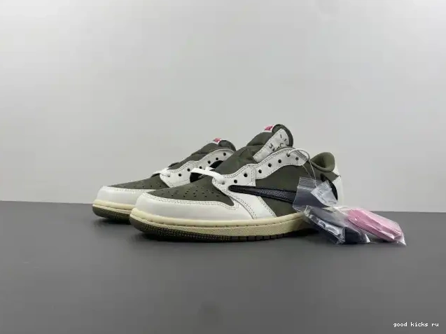 LOW SCOTT DM7866-200 X MEDIUM JORDAN TRAVIS OG AIR OLIVE 1 0607
